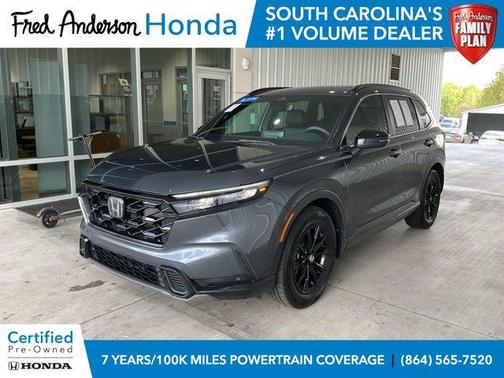 Gray Metallic 2024 Honda CR-V Hybrid Sport FWD