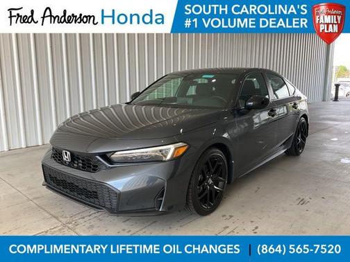 Meteorite Gray Metallic 2026 Honda Civic Sport