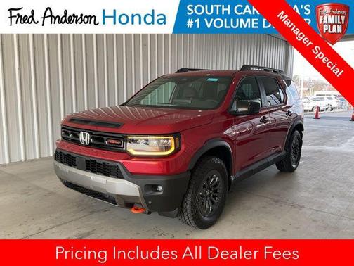 Radiant Red Metallic II 2026 Honda Passport AWD TrailSport