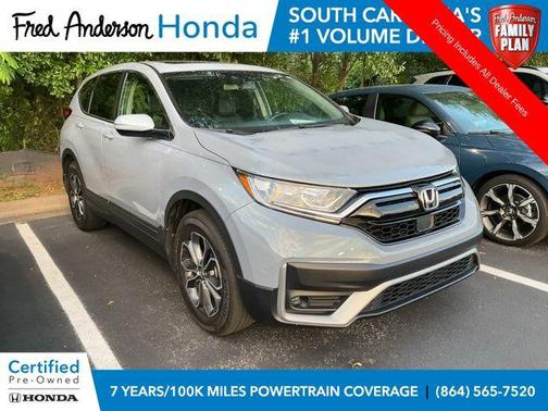 Sonic Gray Pearl 2021 Honda CR-V 2WD EX-L
