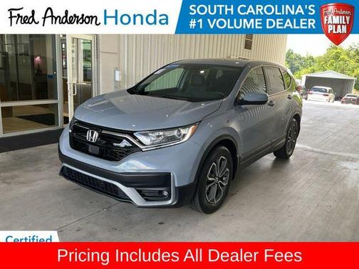 Sonic Gray Pearl 2021 Honda CR-V 2WD EX-L
