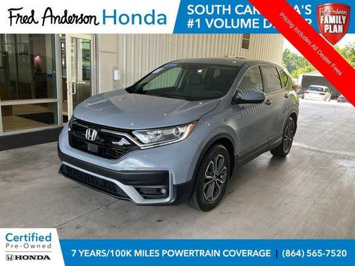 Sonic Gray Pearl 2021 Honda CR-V 2WD EX-L