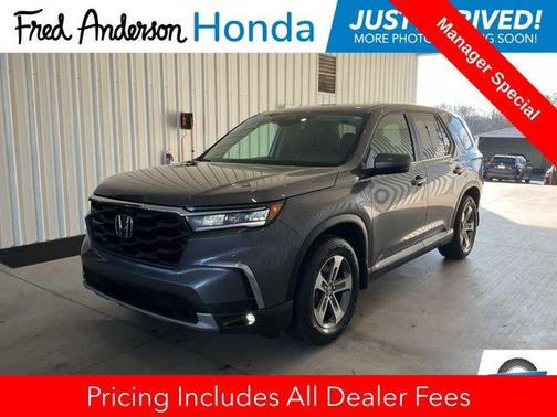 Modern Steel Metallic 2025 Honda Pilot EX-L