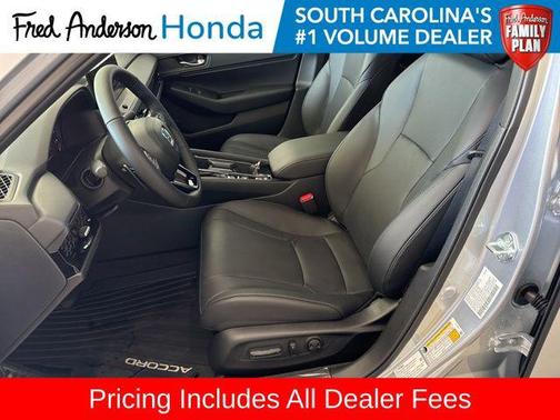Solar Silver Metallic 2026 Honda Accord Hybrid Sport-L