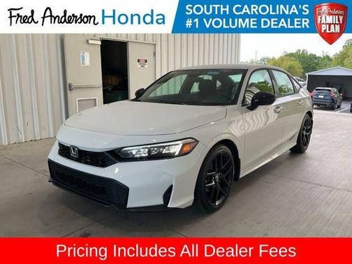 Platinum White Pearl 2026 Honda Civic Sport