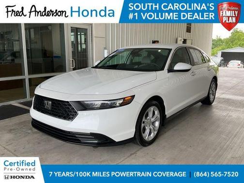 Platinum White Pearl 2025 Honda Accord LX 1.5T