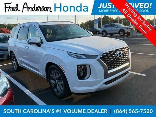 Hyper White 2021 Hyundai PALISADE Limited