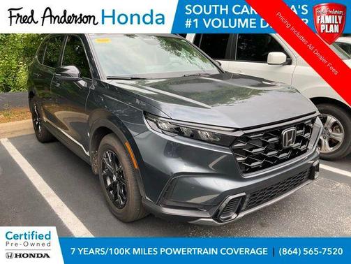 Gray 2025 Honda CR-V Hybrid Sport FWD