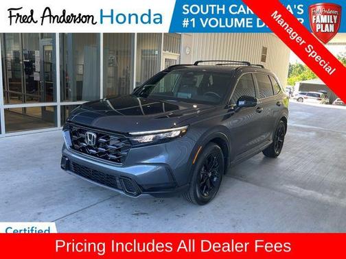 Gray 2025 Honda CR-V Hybrid Sport FWD