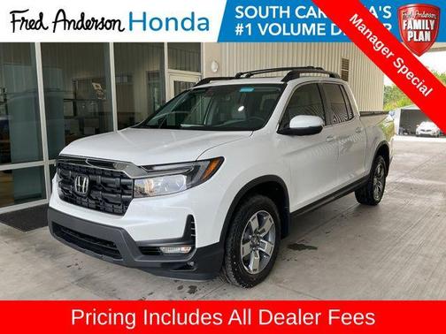 Platinum White Pearl 2026 Honda Ridgeline RTL