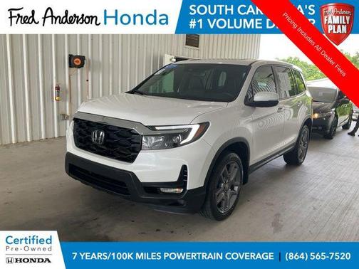 Platinum White 2023 Honda Passport AWD EX-L