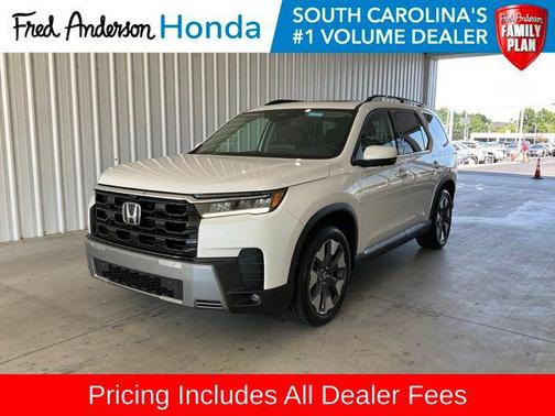 Platinum White Pearl 2026 Honda Pilot Elite