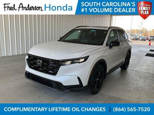 Platinum White Pearl 2026 Honda CR-V Hybrid Sport FWD