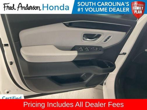 Platinum White 2023 Honda Pilot AWD EX-L 7 Passenger