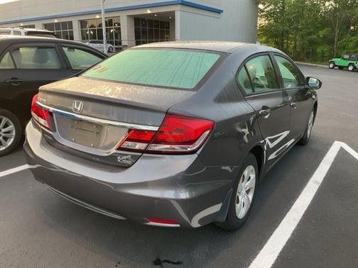 Modern Steel Metallic 2015 Honda Civic LX