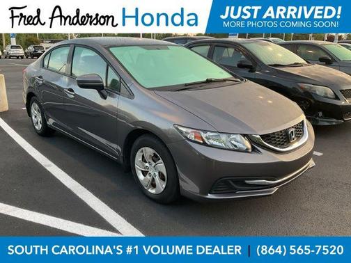 Modern Steel Metallic 2015 Honda Civic LX