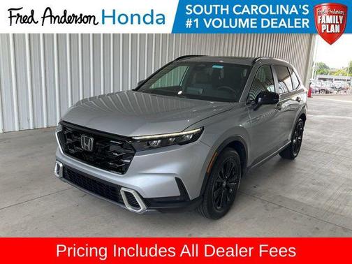Solar Silver Metallic 2026 Honda CR-V Hybrid Sport Touring AWD