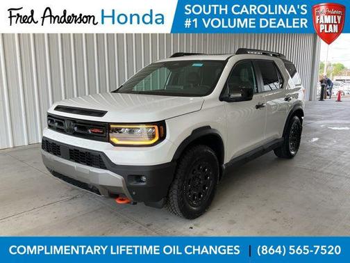 Platinum White Pearl 2026 Honda Passport AWD TrailSport Blackout