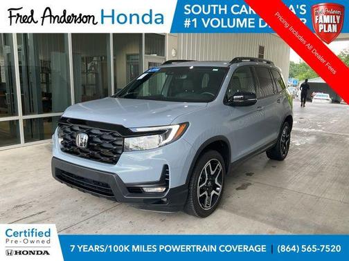 Sonic Gray Pearl 2023 Honda Passport AWD Elite