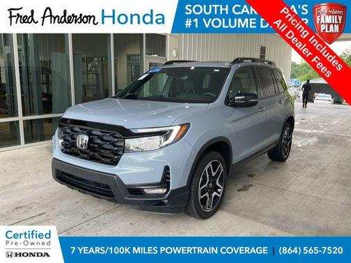 Sonic Gray Pearl 2023 Honda Passport AWD Elite