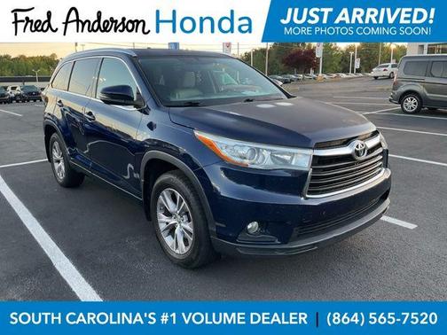 Nautical Blue Metallic 2015 Toyota Highlander XLE