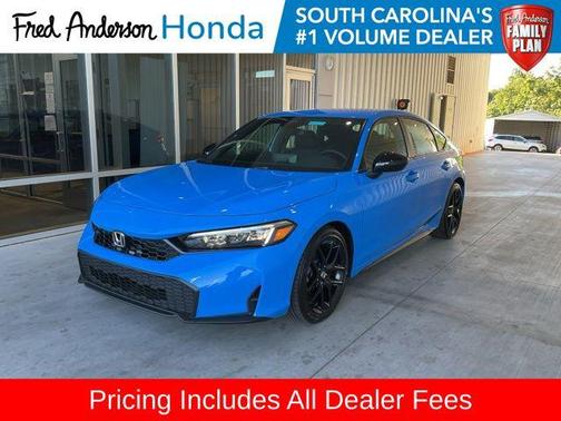 Boost Blue Pearl 2026 Honda Civic Sport