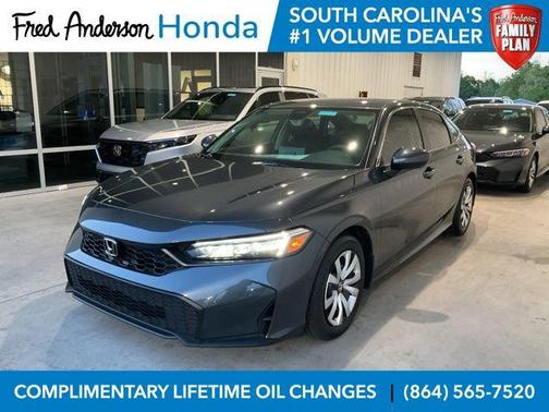 Meteorite Gray Metallic 2026 Honda Civic LX