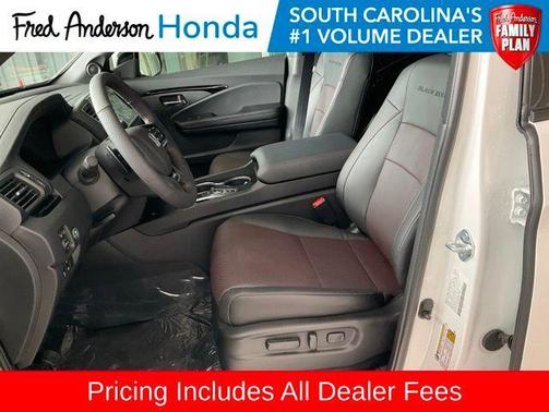 Platinum White Pearl 2026 Honda Ridgeline Black