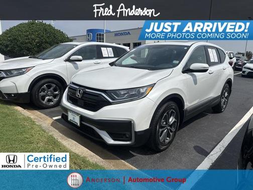 Platinum White 2021 Honda CR-V 2WD EX