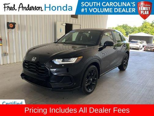 Crystal Black Pearl 2024 Honda HR-V 2WD Sport