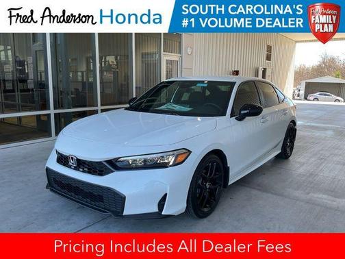 Platinum White Pearl 2026 Honda Civic Sport