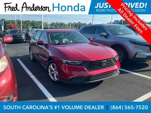 Radiant Red 2023 Honda Accord LX 1.5T