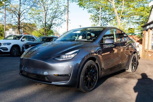 Gray 2021 Tesla Model Y Long Range Dual Motor All-Wheel Drive