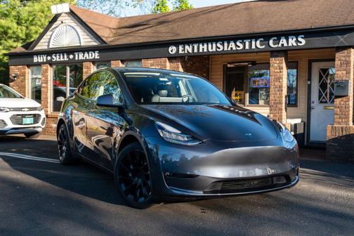 Gray 2021 Tesla Model Y Long Range Dual Motor All-Wheel Drive