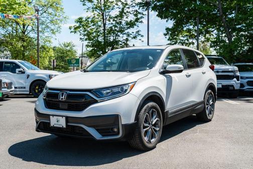 Platinum White Pearl 2021 Honda CR-V AWD EX