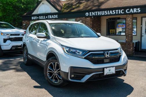 Platinum White Pearl 2021 Honda CR-V AWD EX