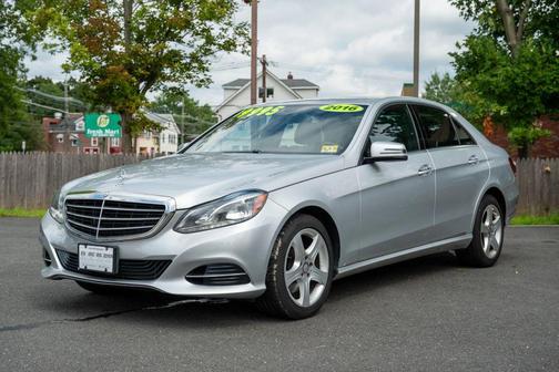 Silver 2016 Mercedes-Benz E-Class E 350 4MATIC Sedan 4D