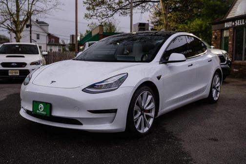 Pearl White Multi-Coat 2020 Tesla Model 3 Long Range