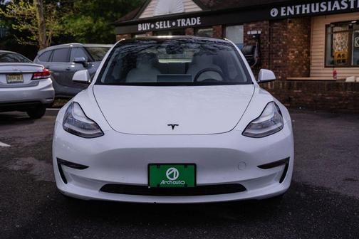 Pearl White Multi-Coat 2020 Tesla Model 3 Long Range