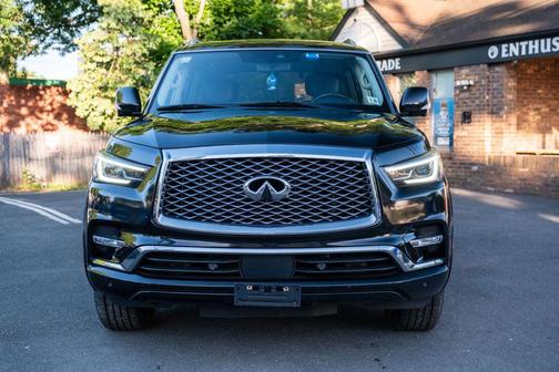 Black Obsidian 2021 INFINITI QX80 Luxe