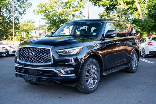 Black Obsidian 2021 INFINITI QX80 Luxe