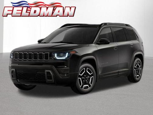 Diamond Black Crystal Pearl-Coat Exterior Paint 2026 Jeep Cherokee Laredo 4x4