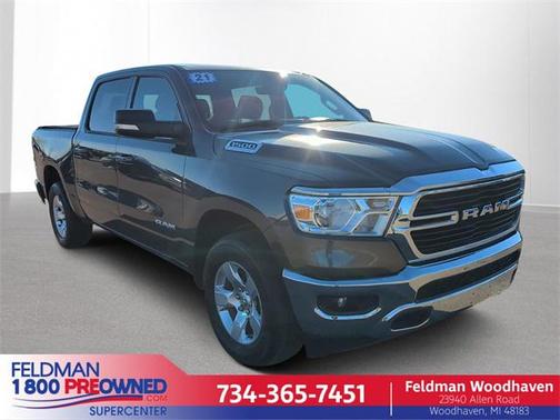 Granite Crystal Metallic Clearcoat 2021 RAM 1500 Big Horn/Lone Star