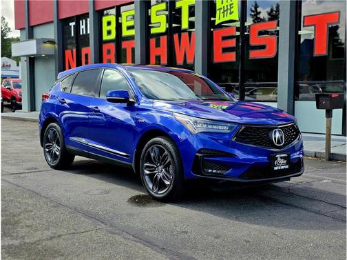 Apex Blue Pearl 2019 Acura RDX A-Spec