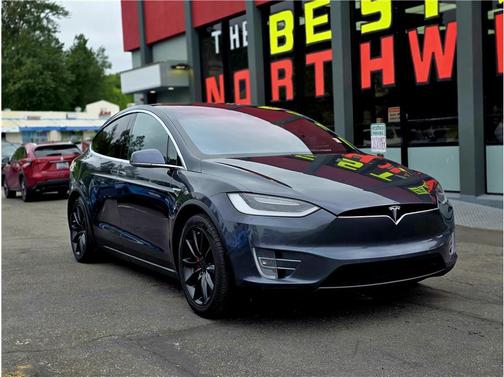 Dark Blue 2016 Tesla Model X P90D