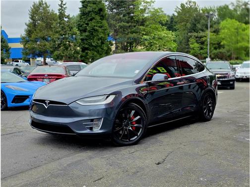 Dark Blue 2016 Tesla Model X P90D
