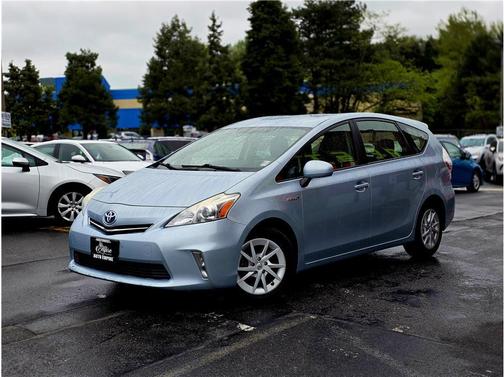 Blue 2012 Toyota Prius v Two