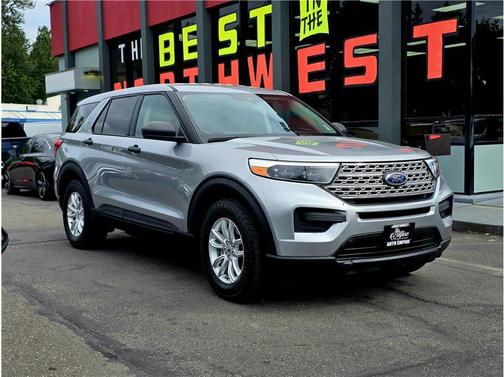 Iconic Silver Metallic 2020 Ford Explorer Sport Utility 4D