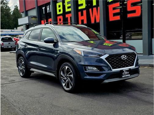 Dusk Blue 2021 Hyundai TUCSON Sport