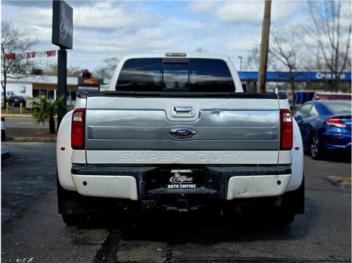 White Platinum Metallic Tri-Coat 2015 Ford F-450 Platinum